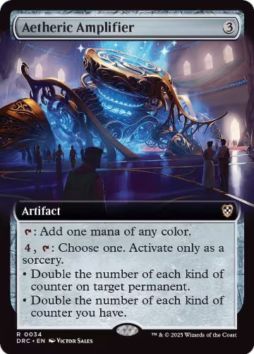 Aetheric Amplifier (Extended Art) (34), Commander: Aetherdrift — Magic card price