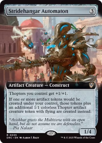 Stridehangar Automaton (Extended Art) (35) — card price