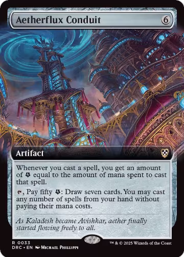 Aetherflux Conduit (Extended Art) (33), Commander: Aetherdrift — Magic card price