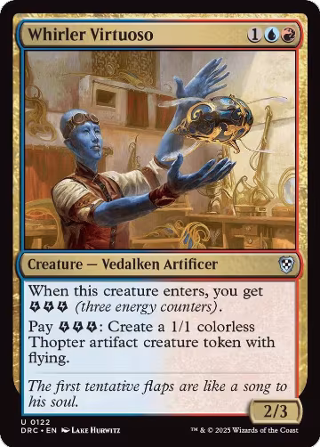 Whirler Virtuoso (122), Commander: Aetherdrift — Magic card price