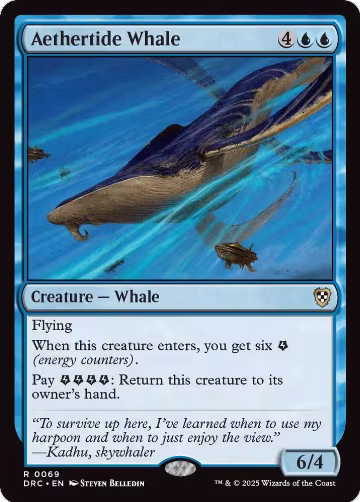 Aethertide Whale (69), Commander: Aetherdrift — Magic card price