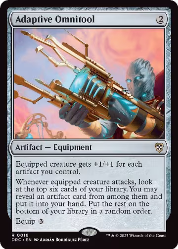 Adaptive Omnitool (16), Commander: Aetherdrift — Magic card price