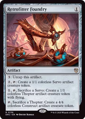 Retrofitter Foundry (136), Commander: Aetherdrift — Magic card price