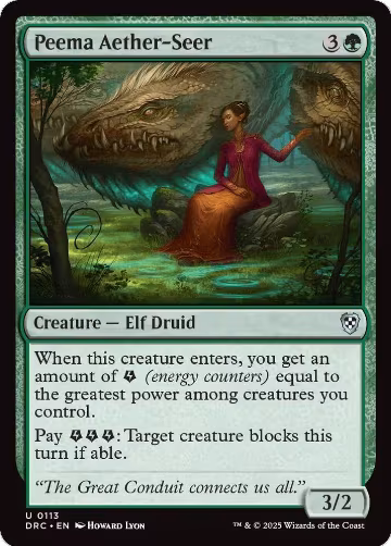 Peema Aether-Seer (113), Commander: Aetherdrift — Magic card price