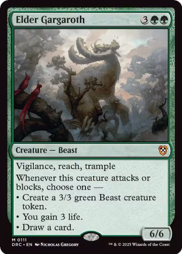 Elder Gargaroth (111), Commander: Aetherdrift — Magic card price