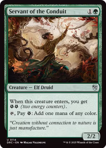 Servant of the Conduit (114), Commander: Aetherdrift — Magic card price