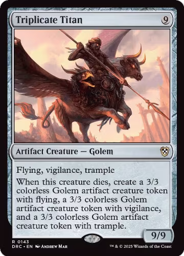 Triplicate Titan (143), Commander: Aetherdrift — Magic card price