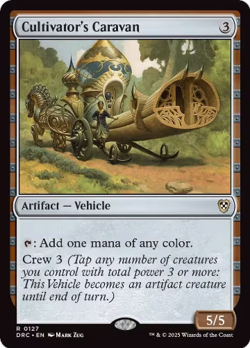 Cultivator's Caravan (127), Commander: Aetherdrift — Magic card price