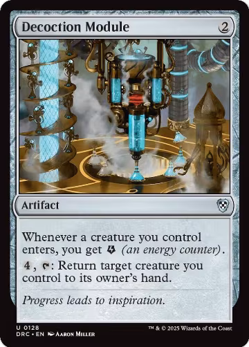 Decoction Module (128), Commander: Aetherdrift — Magic card price