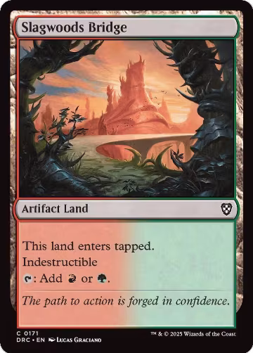 Slagwoods Bridge (171), Commander: Aetherdrift — Magic card price