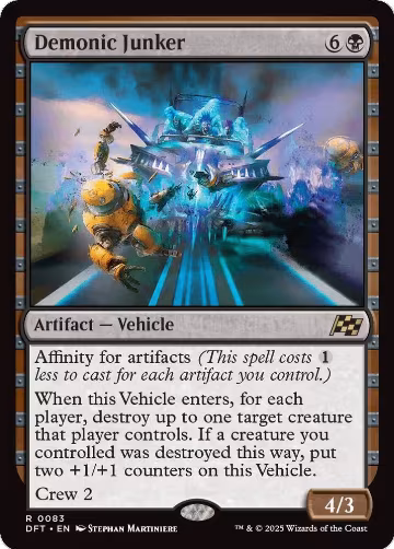 Demonic Junker (83), Aetherdrift — Magic card price