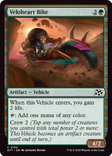 Veloheart Bike (184), Aetherdrift — Magic card price