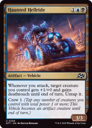 Haunted Hellride (208), Aetherdrift — Magic card price