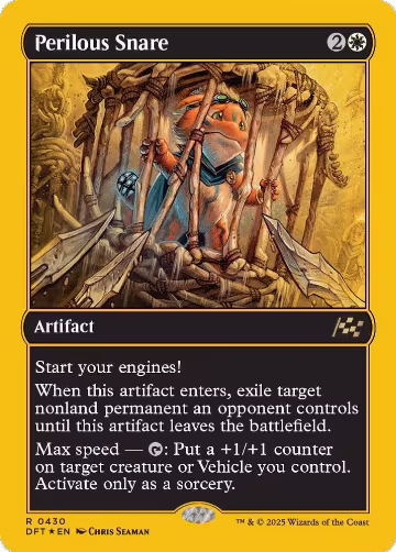 Perilous Snare (First-Place Foil) (430), Aetherdrift — Magic card price