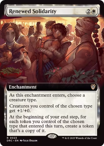 Renewed Solidarity (Extended Art) (23) — card price