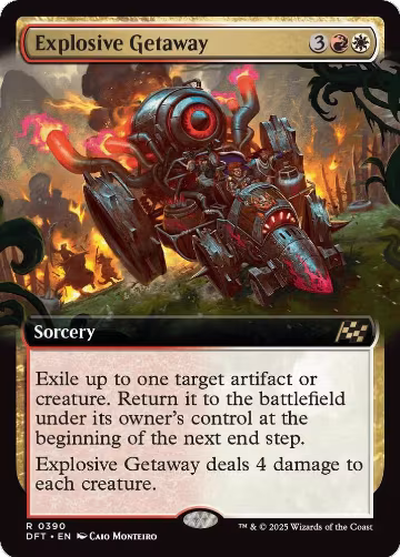 Explosive Getaway (Extended Art) (390), Aetherdrift — Magic card price
