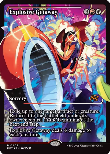 Explosive Getaway (Showcase) (403), Aetherdrift — Magic card price