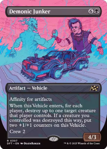 Demonic Junker (Borderless) (307), Aetherdrift — Magic card price