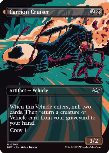 Carrion Cruiser (Borderless) (305), Aetherdrift — Magic card price