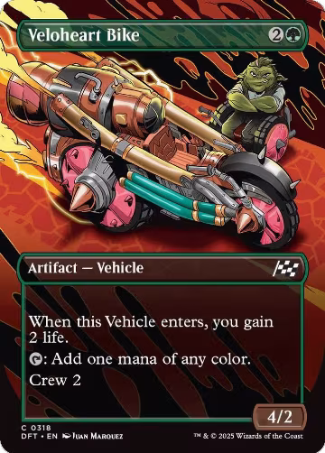 Veloheart Bike (Borderless) (318), Aetherdrift — Magic card price