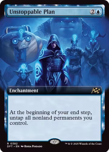 Unstoppable Plan (Extended Art) (382), Aetherdrift — Magic card price