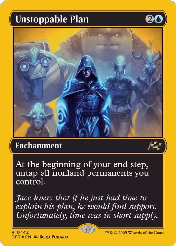 Unstoppable Plan (First-Place Foil) (442), Aetherdrift — Magic card price