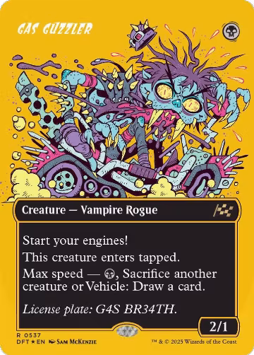 Gas Guzzler (Borderless) (First-Place Foil) (537), Aetherdrift — Magic card price
