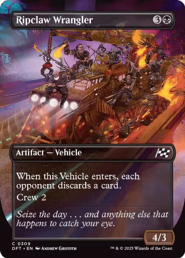 Ripclaw Wrangler (Borderless) (309), Aetherdrift — Magic card price
