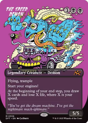 The Speed Demon (Borderless) (339), Aetherdrift — Magic card price