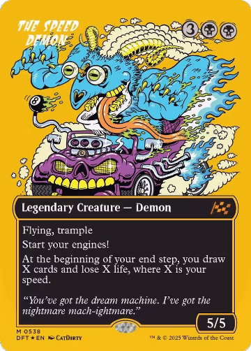 The Speed Demon (Borderless) (First-Place Foil) (538), Aetherdrift — Magic card price
