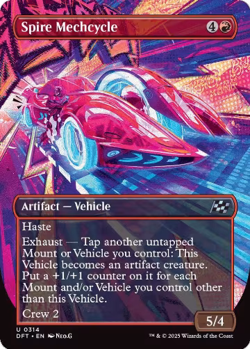 Spire Mechcycle (Borderless) (314), Aetherdrift — Magic card price