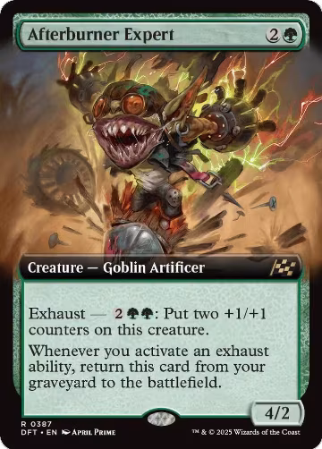 Afterburner Expert (Extended Art) (387), Aetherdrift — Magic card price