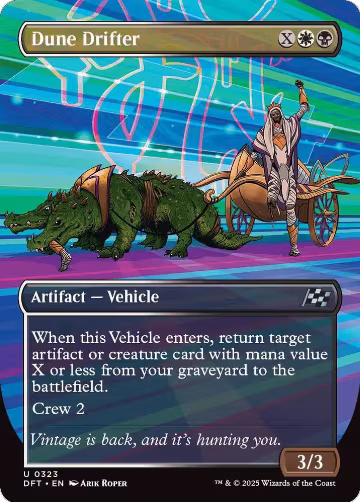 Dune Drifter (Borderless) (323), Aetherdrift — Magic card price