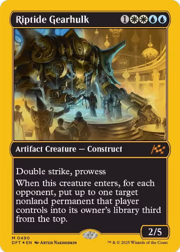 Riptide Gearhulk (First-Place Foil) (490), Aetherdrift — Magic card price