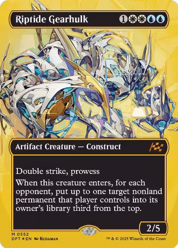 Riptide Gearhulk (Borderless) (First-Place Foil) (552), Aetherdrift — Magic card price