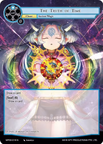 The Truth of Time (MP02-018 N), Masterpiece Collection 02 "Fates Reunited!" — Force of Will card price