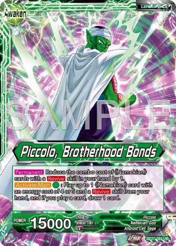 Piccolo // Piccolo, Brotherhood Bonds (BT27-045), History of Z — DB Super card price