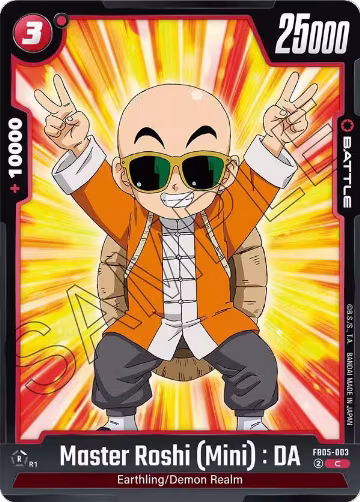 Master Roshi (Mini) : DA (FB05-003), New Adventure — DB Fusion card price