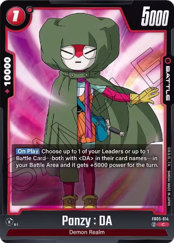 Panzy : DA - FB05-014 (FB05-014), New Adventure — DB Fusion card price