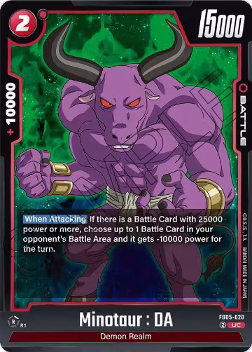 Minotaur : DA (FB05-020), New Adventure — DB Fusion card price