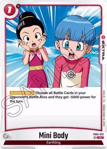 Mini Body (FB05-023), New Adventure — DB Fusion card price