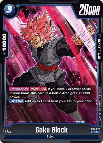 Goku Black (FB05-027), New Adventure — DB Fusion card price