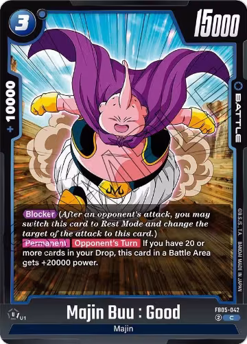 Majin Buu : Good - FB05-042 (FB05-042), New Adventure — DB Fusion card price