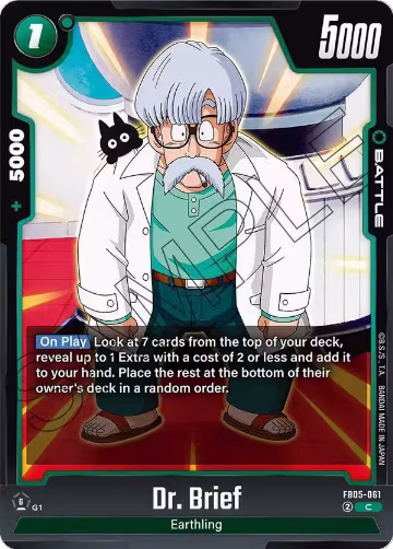 Dr. Brief (FB05-061), New Adventure — DB Fusion card price