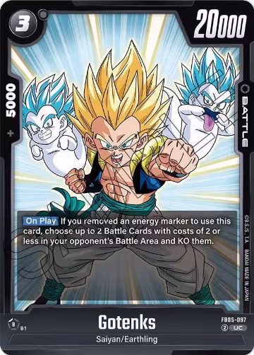 Gotenks - FB05-097 (FB05-097), New Adventure — DB Fusion card price