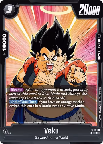 Veku (FB05-111), New Adventure — DB Fusion card price