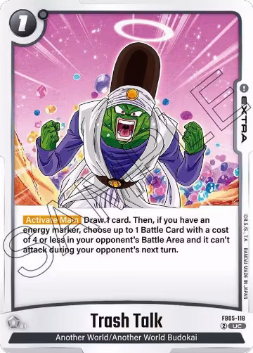 Trash Talk (FB05-118), New Adventure — DB Fusion card price