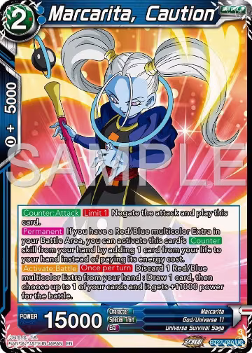 Marcarita, Caution (BT27-040), History of Z — DB Super card price