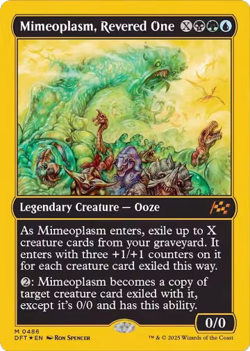 Mimeoplasm, Revered One (First-Place Foil) (486), Aetherdrift — Magic card price
