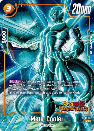 Meta-Cooler (Dragon Ball Z Dokkan Battle Alternate Art) (FB02-135), Blazing Aura Alternate Art Reprints — DB Fusion card price